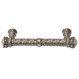 Carpe Diem 6329-3C Crowning Glory Queen Elizabeth Antique Brass Queen Elizabeth 4'' O.C. Pull W/ Swarovski Crystals