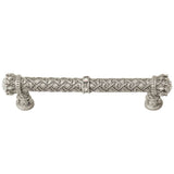 Carpe Diem Hardware - Carpe Diem 6330-11Cab Crowning Glory Queen Elizabeth Satin Queen Elizabeth 5'' O.C. Pull W/ Swarovski Crystals - Satin
