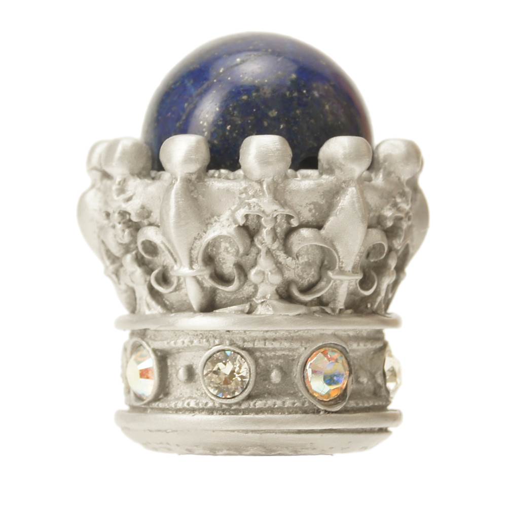Carpe Diem Hardware - Carpe Diem 6505-23Cablap Crowning Glory Queen Penelope Chrysalis Queen Penelope Large Knob W/ Swarovski Crystals and Semi-Precious Stones - Chrysalis