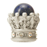 Carpe Diem Hardware - Carpe Diem 6505-23Cablap Crowning Glory Queen Penelope Chrysalis Queen Penelope Large Knob W/ Swarovski Crystals and Semi-Precious Stones - Chrysalis