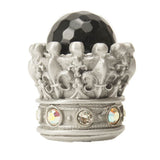 Carpe Diem Hardware - Carpe Diem 6505-23Cabox Crowning Glory Queen Penelope Chrysalis Queen Penelope Large Knob W/ Swarovski Crystals and Semi-Precious Stones - Chrysalis