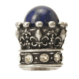 Carpe Diem Hardware - Carpe Diem 6505-9Clap Crowning Glory Queen Penelope Chalice Queen Penelope Large Knob W/ Swarovski Crystals and Semi-Precious Stones - Chalice