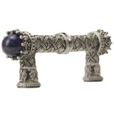 Carpe Diem 6528-11.Cablap Crowning Glory Queen Penelope Satin Queen Penelope 3'' O.C. Pull W/ Swarovski Crystals and Semi-Precious Stones