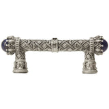 Carpe Diem 6528-11.Cablap Crowning Glory Queen Penelope Satin Queen Penelope 3'' O.C. Pull W/ Swarovski Crystals and Semi-Precious Stones