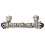 Carpe Diem 6528-11.Cabox Crowning Glory Queen Penelope Satin Queen Penelope 3'' O.C. Pull W/ Swarovski Crystals and Semi-Precious Stones