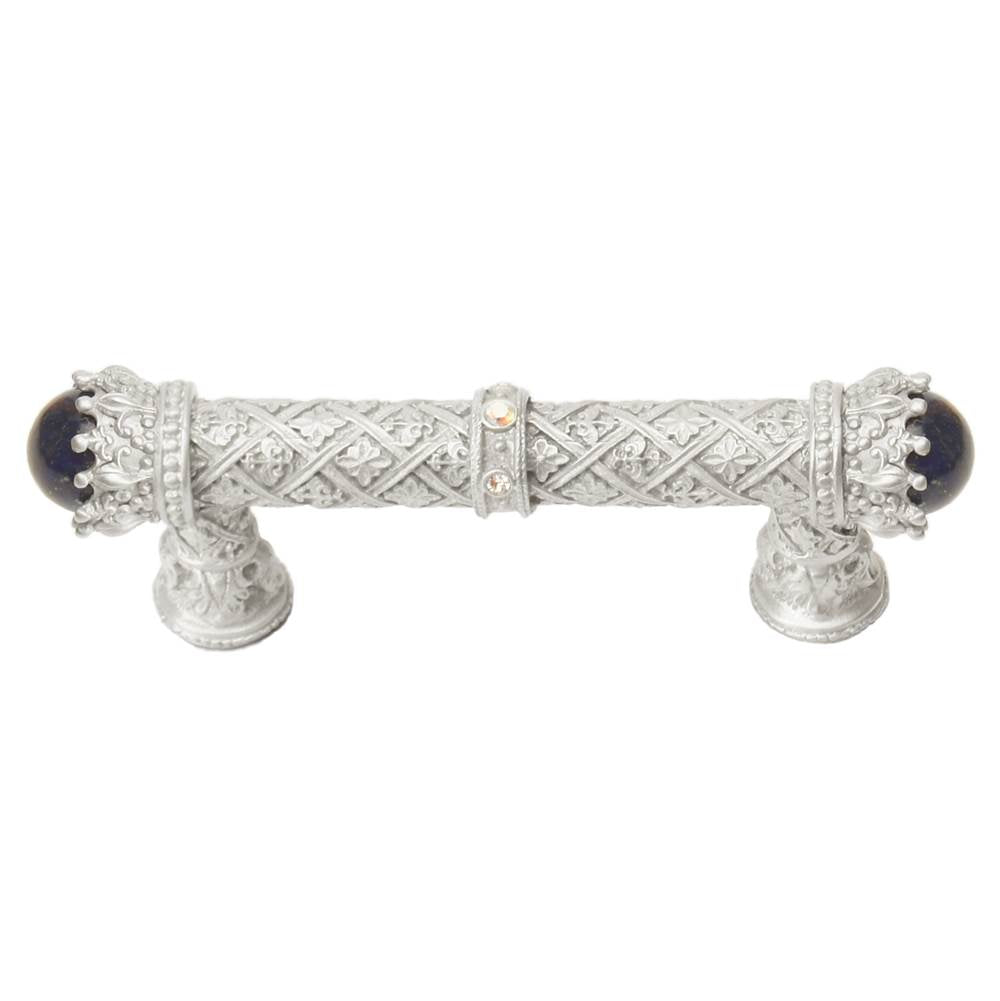 Carpe Diem Hardware - Carpe Diem 6528-23Cablap Crowning Glory Queen Penelope Chrysalis Queen Penelope 3'' O.C. Pull W/ Swarovski Crystals and Semi-Precious Stones - Chrysalis