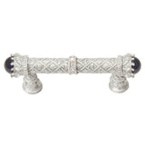 Carpe Diem Hardware - Carpe Diem 6528-23Cablap Crowning Glory Queen Penelope Chrysalis Queen Penelope 3'' O.C. Pull W/ Swarovski Crystals and Semi-Precious Stones - Chrysalis