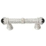 Carpe Diem Hardware - Carpe Diem 6528-23Cabox Crowning Glory Queen Penelope Chrysalis Queen Penelope 3'' O.C. Pull W/ Swarovski Crystals and Semi-Precious Stones - Chrysalis