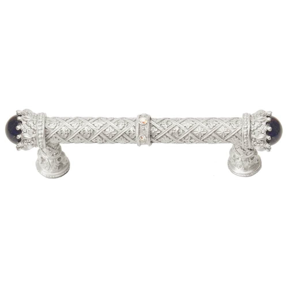 Carpe Diem Hardware - Carpe Diem 6529-23Cablap Crowning Glory Queen Penelope Chrysalis Queen Penelope 4'' O.C. Pull W/ Swarovski Crystals and Semi-Precious Stones - Chrysalis