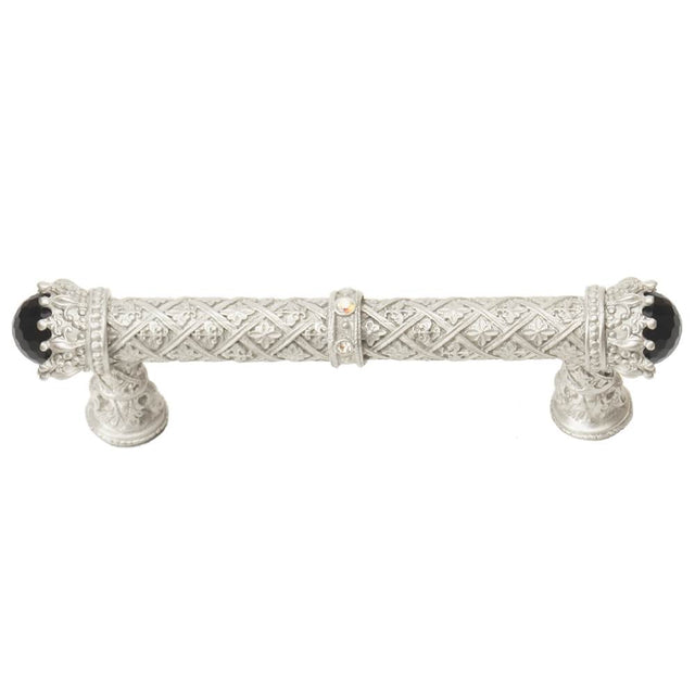 Carpe Diem Hardware - Carpe Diem 6529-23Cabox Crowning Glory Queen Penelope Chrysalis Queen Penelope 4'' O.C. Pull W/ Swarovski Crystals and Semi-Precious Stones - Chrysalis