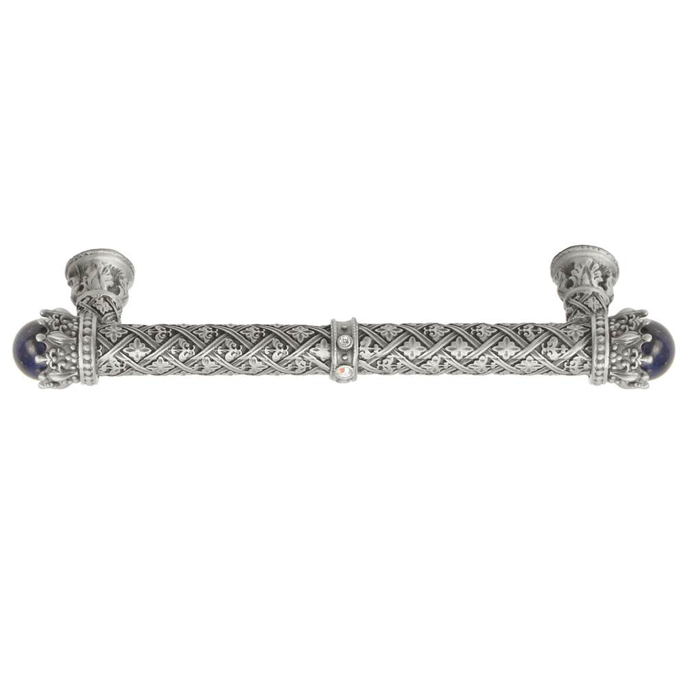 Carpe Diem 6530-11.Cablap Crowning Glory Queen Penelope Satin Queen Penelope 5'' O.C. Pull W/ Swarovski Crystals and Semi-Precious Stones