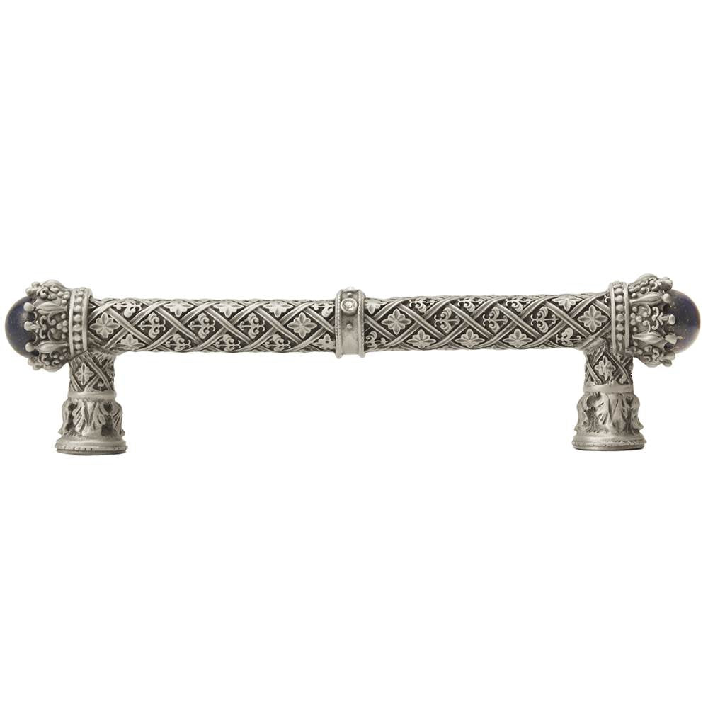 Carpe Diem 6530-11.Cablap Crowning Glory Queen Penelope Satin Queen Penelope 5'' O.C. Pull W/ Swarovski Crystals and Semi-Precious Stones