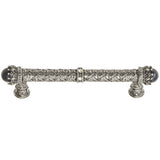 Carpe Diem Hardware - Carpe Diem 6530-9Clap Crowning Glory Queen Penelope Chalice Queen Penelope 5'' O.C. Pull W/ Swarovski Crystals and Semi-Precious Stones - Chalice