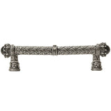 Carpe Diem 6530-3Cox Crowning Glory Queen Penelope Antique Brass Queen Penelope 5'' O.C. Pull W/ Swarovski Crystals and Semi-Precious Stones