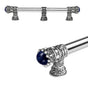 Carpe Diem Hardware - Queen Penelope 18'' O.C.Approx w/ 5/8'' Smooth Center Long Pull w/ Swarovski Crystals & Semi-Precious Stones w/ Center Brace - Chalice