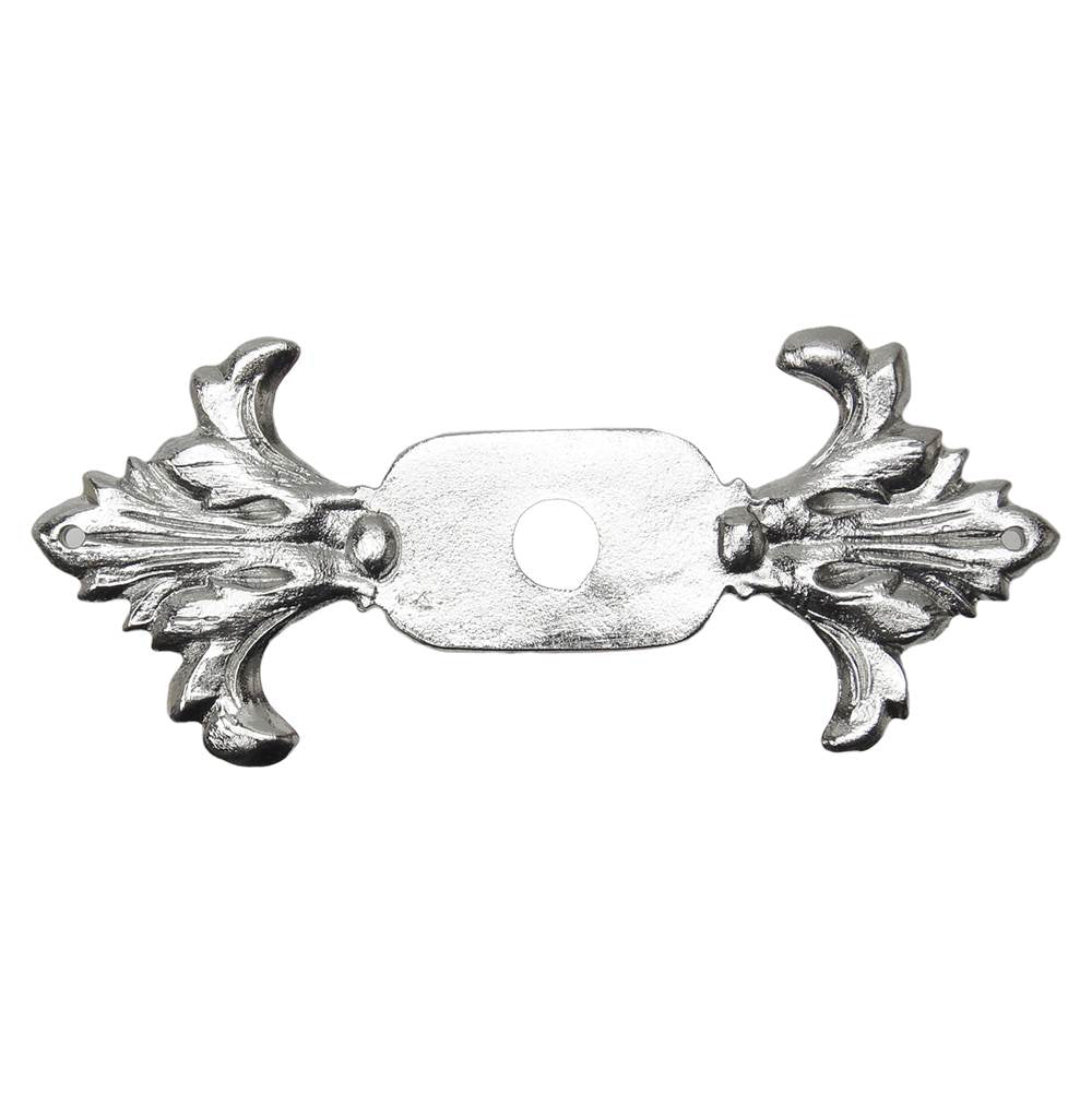 Carpe Diem Hardware - Acanthus Large Escutcheon Renaissance Style In Platinum. - Platinum