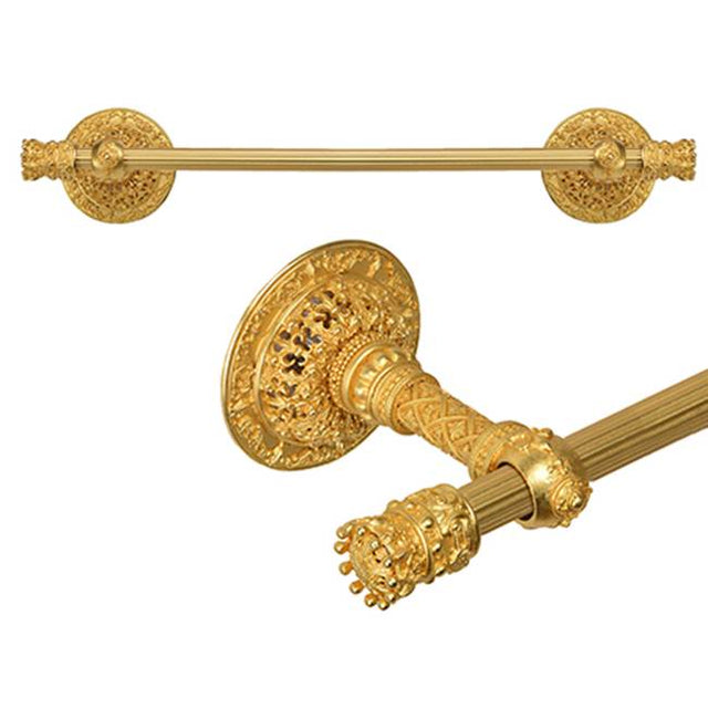 Carpe Diem Hardware - King Henry 32'' O.C. Approx Towel Bar w/ 5/8'' Smooth Center - Chalice