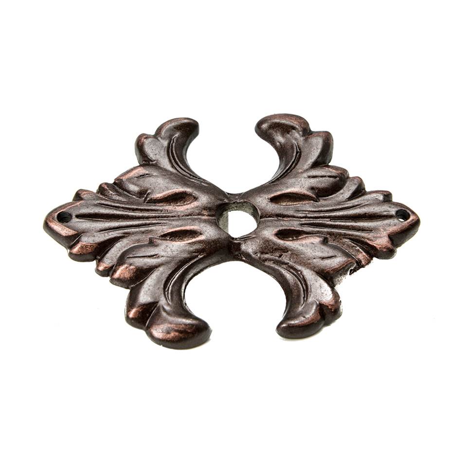 Carpe Diem Hardware - Acanthus Small Escutcheon Renaissance Style - Oil Rubbed Bronze