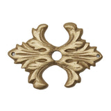Carpe Diem Hardware - Acanthus Medium Escutcheon Renaissance Style In Soft Gold. - Soft Gold