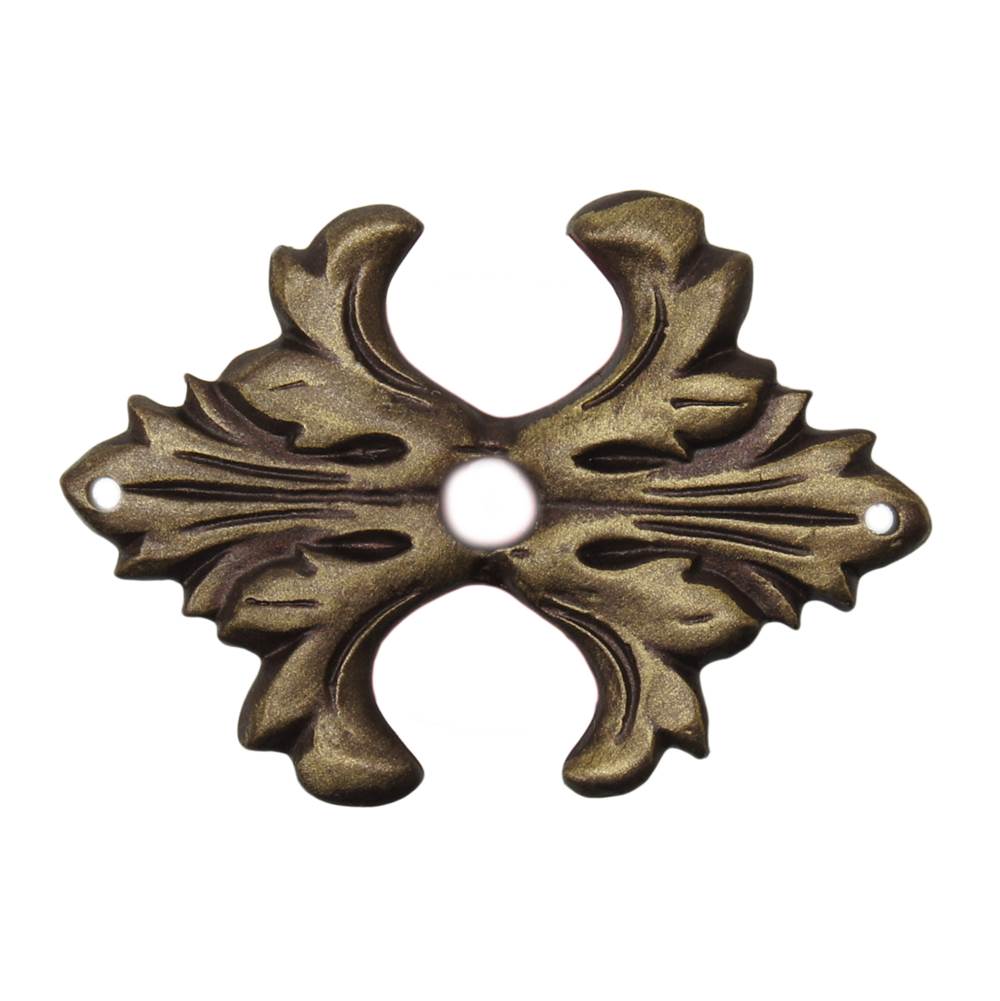 Carpe Diem Hardware - Acanthus Medium Escutcheon Renaissance Style In Antique Brass. - Antique Brass