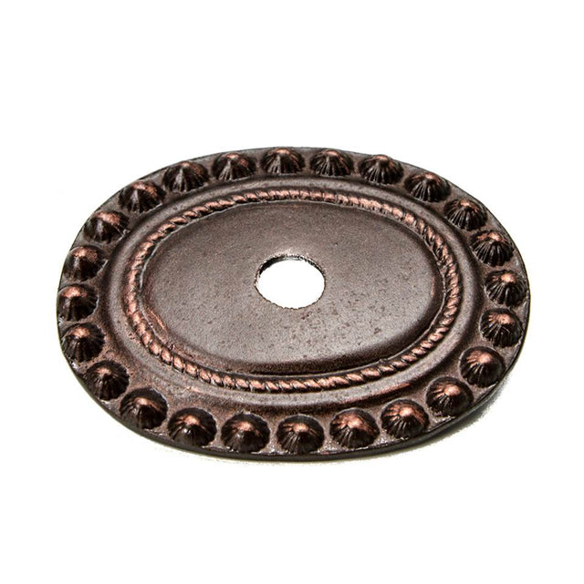 Carpe Diem Hardware - Beaded Large Oval Escutcheon - Oil Rubbed Bronze