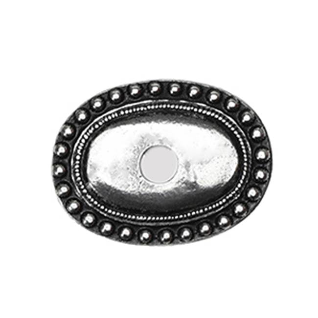 Carpe Diem Hardware - Beaded Small Oval Escutcheon - Chalice