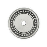 Carpe Diem Hardware - Round Beaded Escutcheon - Satin