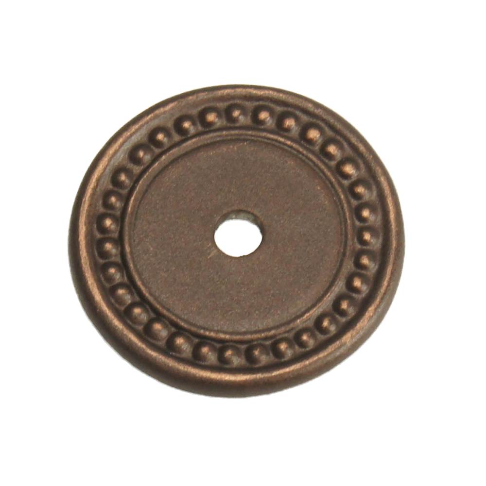 Carpe Diem Hardware - Round Beaded Escutcheon - Soft Gold