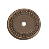 Carpe Diem Hardware - Round Beaded Escutcheon - Soft Gold