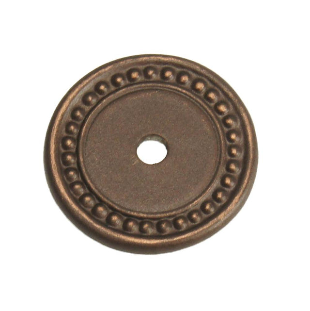 Carpe Diem Hardware - Round Beaded Escutcheon - Soft Gold