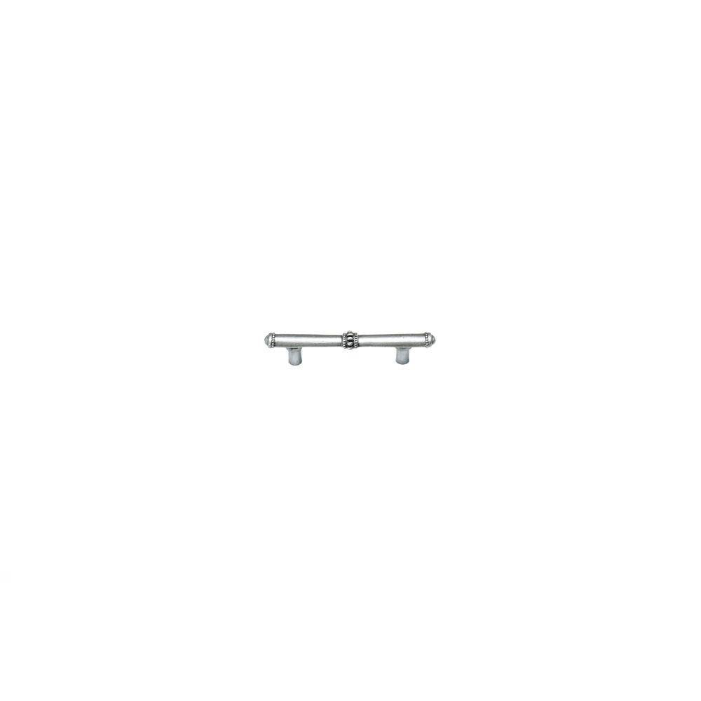 Carpe Diem Hardware - Classic 3'' O.C. Pull w/ Beaded Treatment On Center And Ends - Satin