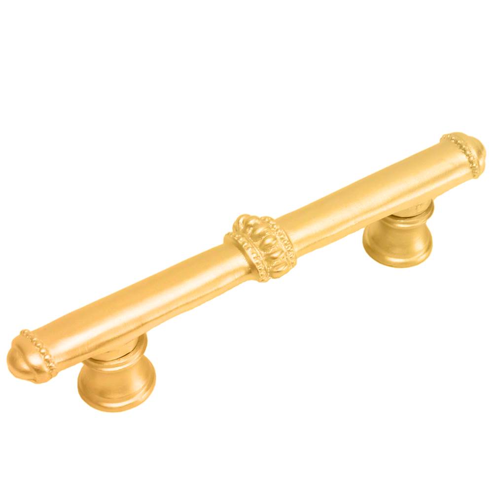 Classic 3'' O.C. Pull W/ Beaded Treatment On Center And Ends