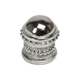 Carpe Diem Hardware - Classic Medium Round Knob W/ Beaded Rim And Beaded Treatment On Bottom - Chalice