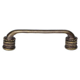 Carpe Diem Hardware - Classic 5'' O.C. Pull W/ Beaded Sleeves - Antique Brass