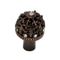 Carpe Diem Hardware - Versailles Medium Round Knob Fleur De Lys Open Basket w/ Swarovski Crystals - Chalice