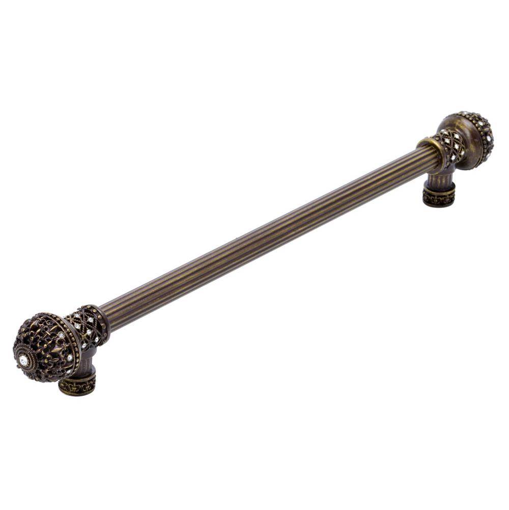 Carpe Diem Hardware - Double Grape Leaf & Vine Large Escutcheon - Antique Brass