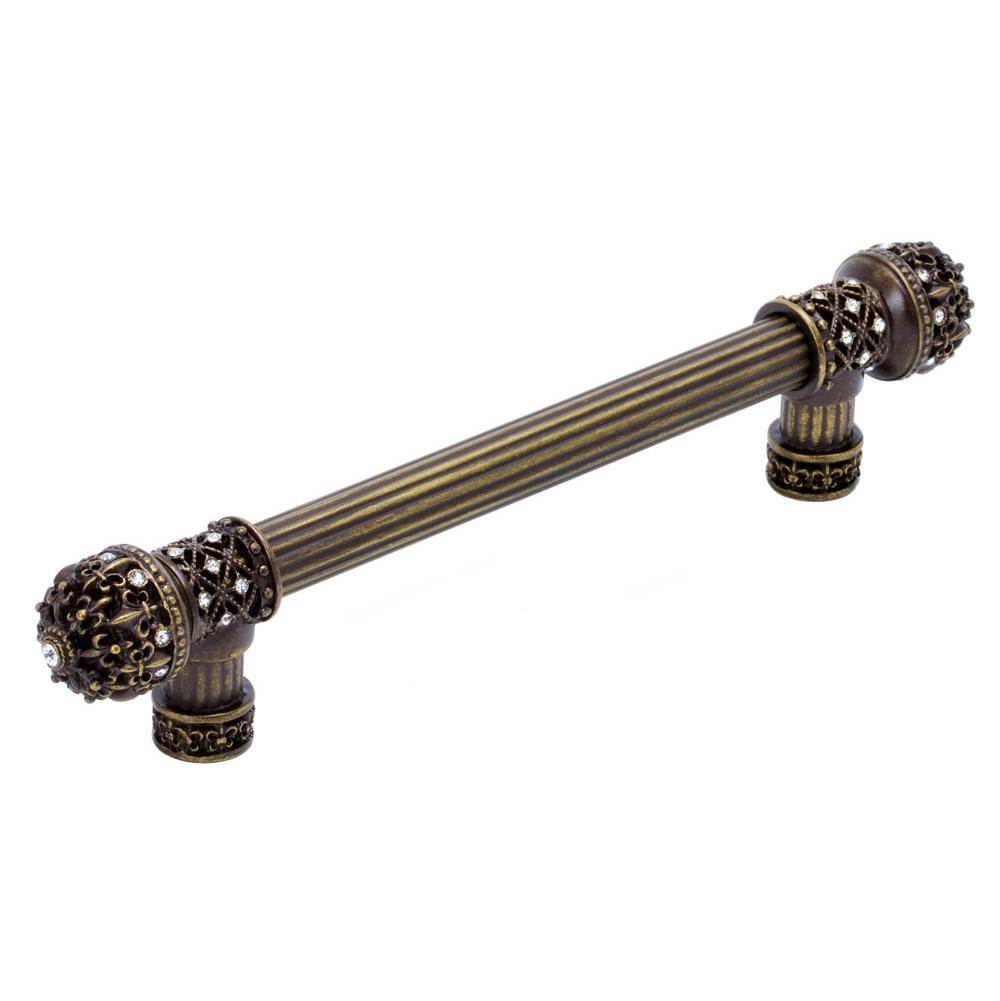 Carpe Diem Hardware - Single Grape Leaf & Vine Escutcheon - Antique Brass