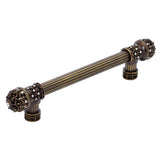 Carpe Diem Hardware - Single Grape Leaf & Vine Escutcheon - Antique Brass