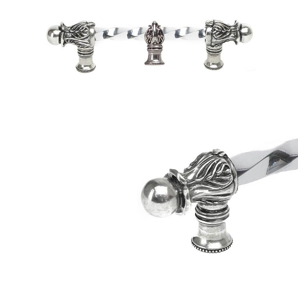 Carpe Diem Hardware - Acanthus 6'' O.C. (Approx.) With 3/8'' Twist Bar Romanesque Style With Center Brace - Chalice