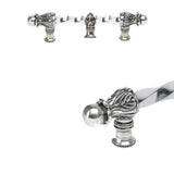 Carpe Diem Hardware - Acanthus 6'' O.C. (Approx.) With 3/8'' Twist Bar Romanesque Style With Center Brace - Chalice