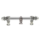 Carpe Diem Hardware - Acanthus 6'' O.C. (Approx.) With 1/2'' Round Smooth Bar Romanesque Style With Center Brace - Chalice