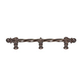 Carpe Diem Hardware - Acanthus 9'' O.C. (Approx.) With 3/8'' Twist Bar Romanesque Style With Center Brace - Oil Rubbed Bronze