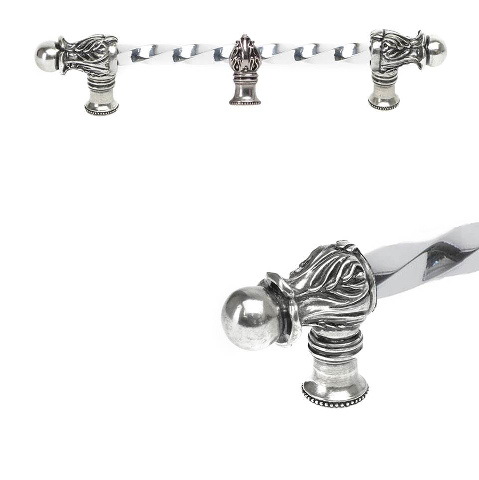 Carpe Diem Hardware - Acanthus 9'' O.C. (Approx.) With 3/8'' Twist Bar Romanesque Style With Center Brace - Chalice