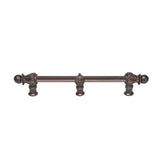 Carpe Diem Hardware - Acanthus 9'' O.C. (Approx.) With 1/2'' Round Smooth Bar Romanesque Style With Center Brace - Oil Rubbed Bronze