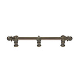 Carpe Diem Hardware - Acanthus 9'' O.C. (Approx.) With 1/2'' Round Smooth Bar Romanesque Style With Center Brace - Antique Brass