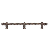 Carpe Diem Hardware - Acanthus 12'' O.C. (Approx.) With 3/8'' Twist Bar Romanesque Style With Center Brace - Oil Rubbed Bronze