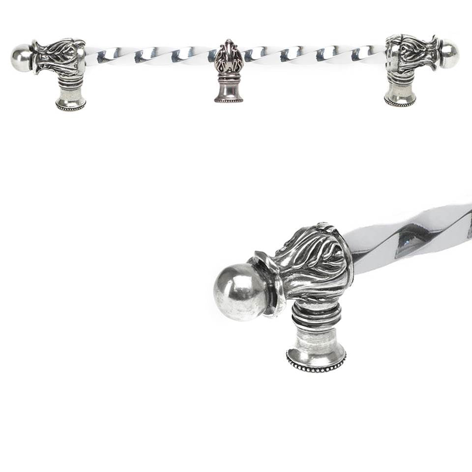 Carpe Diem Hardware - Acanthus 12'' O.C. (Approx.) With 3/8'' Twist Bar Romanesque Style With Center Brace - Chalice