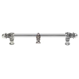 Carpe Diem Hardware - Acanthus 12'' O.C. (Approx.) With 1/2'' Round Smooth Bar Romanesque Style With Center Brace - Chalice