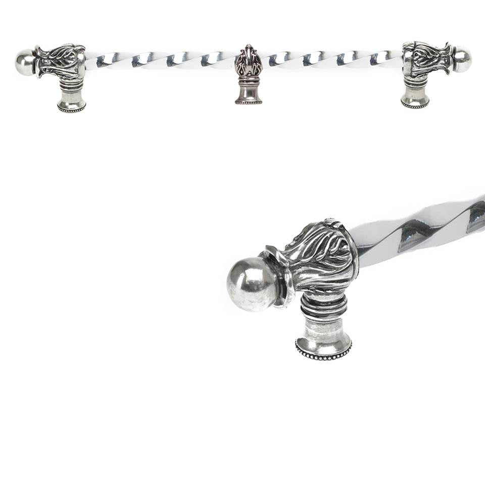 Carpe Diem Hardware - Acanthus 18'' O.C. (Approx.) With 3/8'' Twist Bar Romanesque Style With Center Brace - Chalice