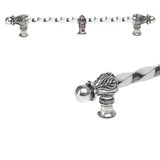 Carpe Diem Hardware - Acanthus 18'' O.C. (Approx.) With 3/8'' Twist Bar Romanesque Style With Center Brace - Chalice